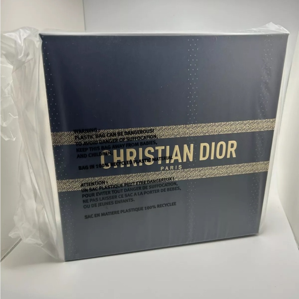 Christian Dior Paris Blue and Gold Gift Box NWT